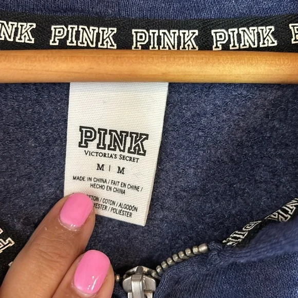 VS PINK Vintage Holographic Bling Hoodie - Picture 3 of 11